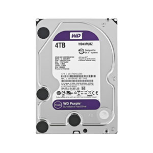 WD Purple 3.5-inch HDD 4TB Purple WD40EJRX For Surveillance