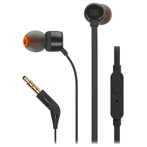 JBL Tune 110 Wired Earphones Black