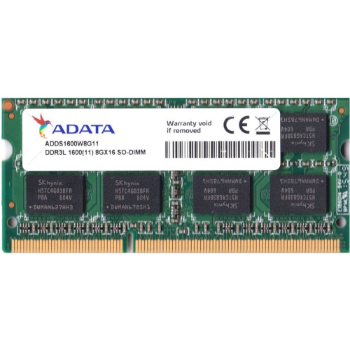 Adata 8GB DDR3L Laptop RAM ADDS1600W8G11-S