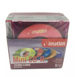 Imation Mini CD-R Pack of 5