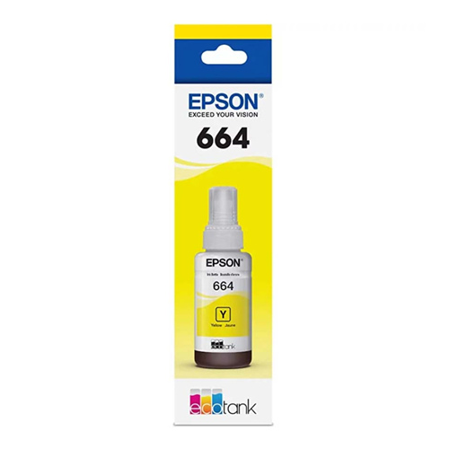 Epson T664 Original Ink Bottle Yellow CT3T66444A