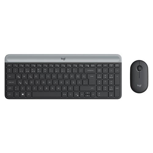 Logitech MK470 Slim Wireless Keyboard & Mouse Combo Graphite 920-009204