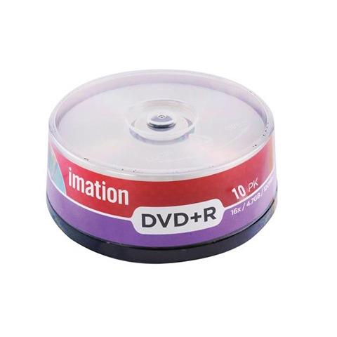 Imation DVD Recordable Discs DVD+R 16X 4.7GB (Pack of 10)