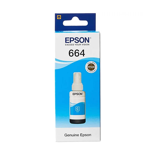 Epson T664 Original Ink Bottle Cyan CT3T66424A