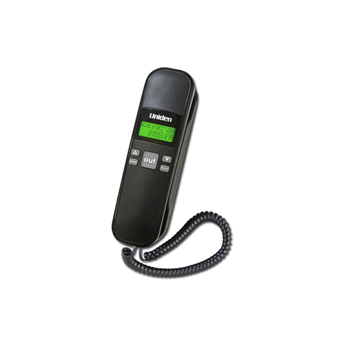 Uniden AS7103 Trimline with CID Telephone Black