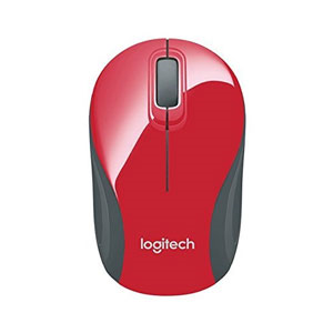 Logitech M187 Mouse Wireless Red 910-002732