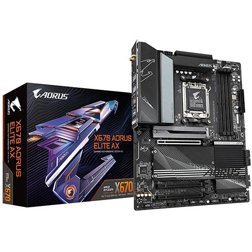 Gigabyte X670 Aorus Elite AX 1.3 Wi-Fi ATX DDR5 Motherboard