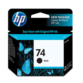 HP 74 Original Ink Black CB335WA