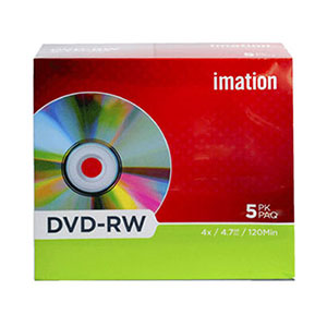 Imation Mini DVD-RW Pack Of 5