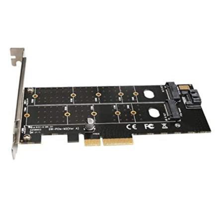 Traffic Dual PCIe 3.0x 4 To Dual M.2 SSD Card