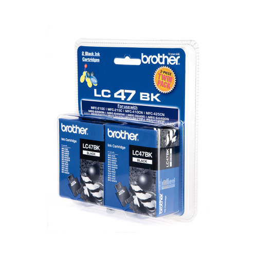 Brother Ink LC47 2PK Black