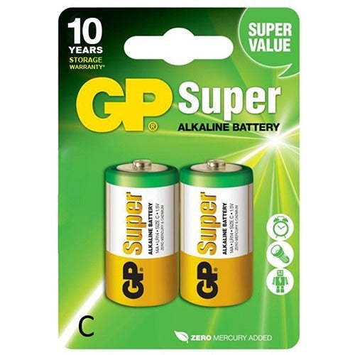 GP Super Alkaline Battery GP14A-2U2