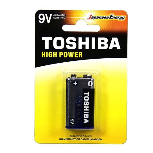 Toshiba 9V Alkaline High Power Battery 6LR61GCP BP-1CN