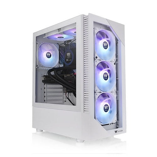 Thermaltake View 200 TG ARGB Snow Mid Tower Case CA-1X3-00M6WN-00