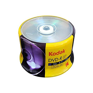 Kodak DVD-R 16X Pack Of 50