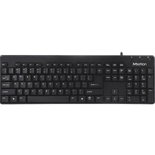 Meetion USB Wired Full-Size Keyboard - MT-AK100