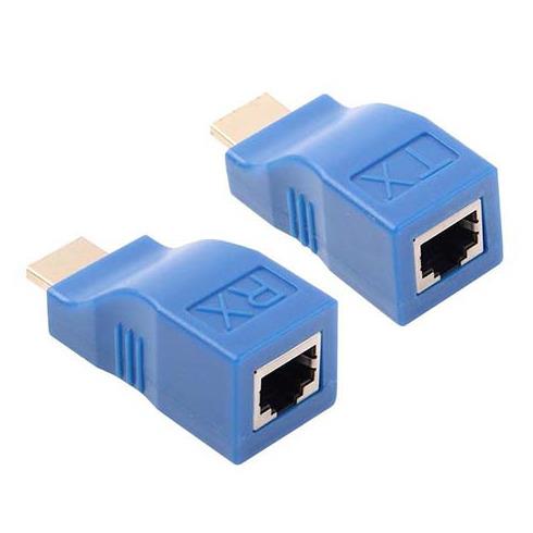 HDTV Display Extender to RJ45 Over Cat6 Adapter