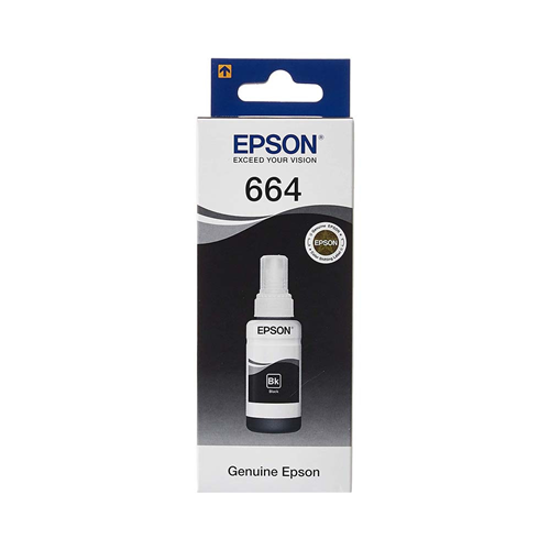 Epson T664 Original Ink Bottle Black CT3T66414A