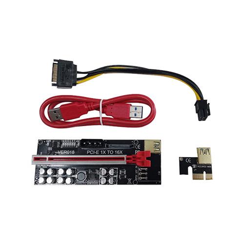 VGA PCIe x1 to x16 Riser Adapter Version 18