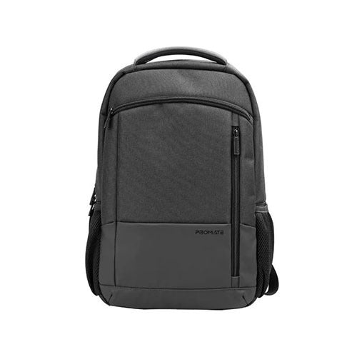 Promate Satchel 15.6-inch Laptop SleekComfort Backpack Black With Multiple Pockets Satchel-BP.Black