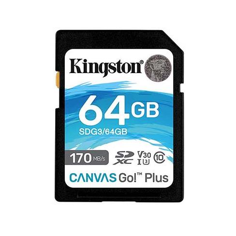 Kingston SDG3 Canvas Go Plus 64GB SD Card