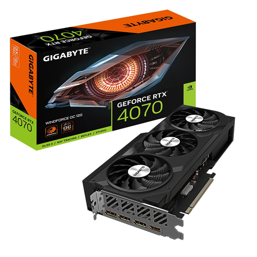 Gigabyte Windforce Geforce RTX 4070 12GB GDDR6X