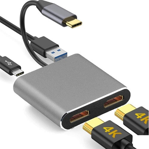 USB-C 4-in-1 Adapter and Hub