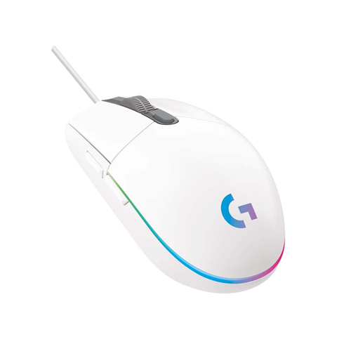 Logitech G203 Lightsync Gaming Mouse White 910-005797