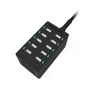 Sabrent 10 Ports Fast Charger AX-TPCS 60W