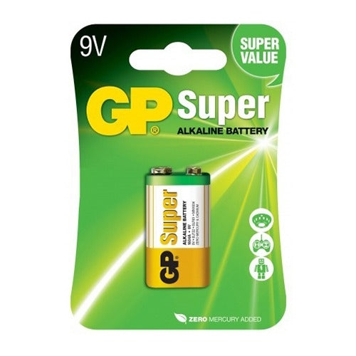 GP Super Aklaline 9V Battery GP1604A-5UE1