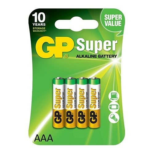 GP Super Alkaline AAA Battery GP24A-2UE4