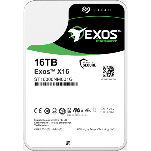 Seagate Exos 3.5-inch 16TB HDD ST16000NM001G For Server