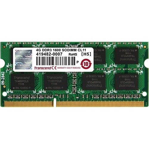 Transcend 4GB DDR3 1600 Laptop RAM JM1600KSN-4G