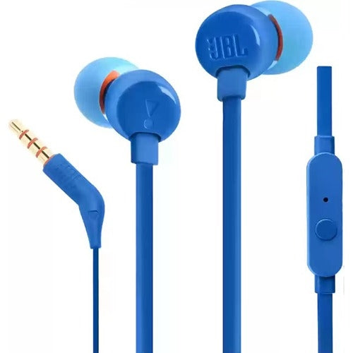 JBL Tune 110 Wired Earphones Blue