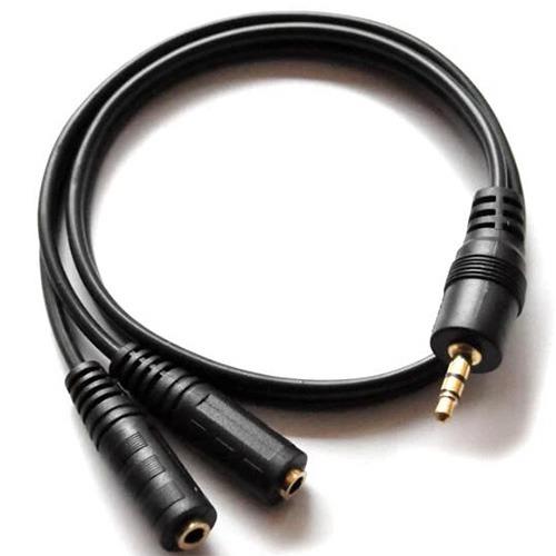 Traffic Audio Jack to Dual Audio-out/Mic-in Jacks for New Laptops and Gaming Consoles