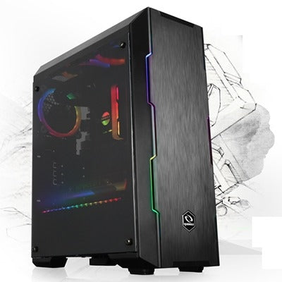 Raidmax Atilla ARGB Mid Tower Gaming Case T25FTB