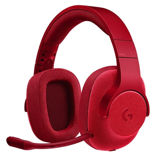 Logitech G433 Gaming Headset Red 981-000652