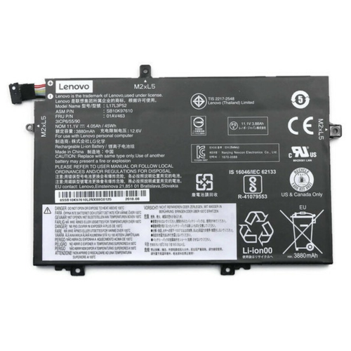 Lenovo Original Laptop Battery for Thinkpad L17L3P51 FOR E480 / E580 / R480 / R580