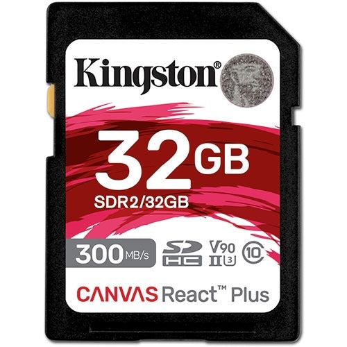 Kingston SDR2 Canvas React Plus microSD 32GB