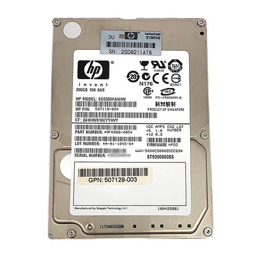 HP 300GB SAS HDD EG0300FAWHV 10K 9FK066-085